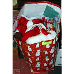 BAG OF CHRISTMAS ITEMS