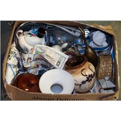 BOX WITH GLASS SOME MODERN,SOME VINTAGE INCL