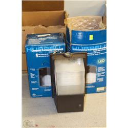 PAIR OF COMPACT PERIMETER LED WALL PACKS