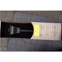 NEW CREATIONS 72" X 144" ADJUSTABLE DRAPERY ROD