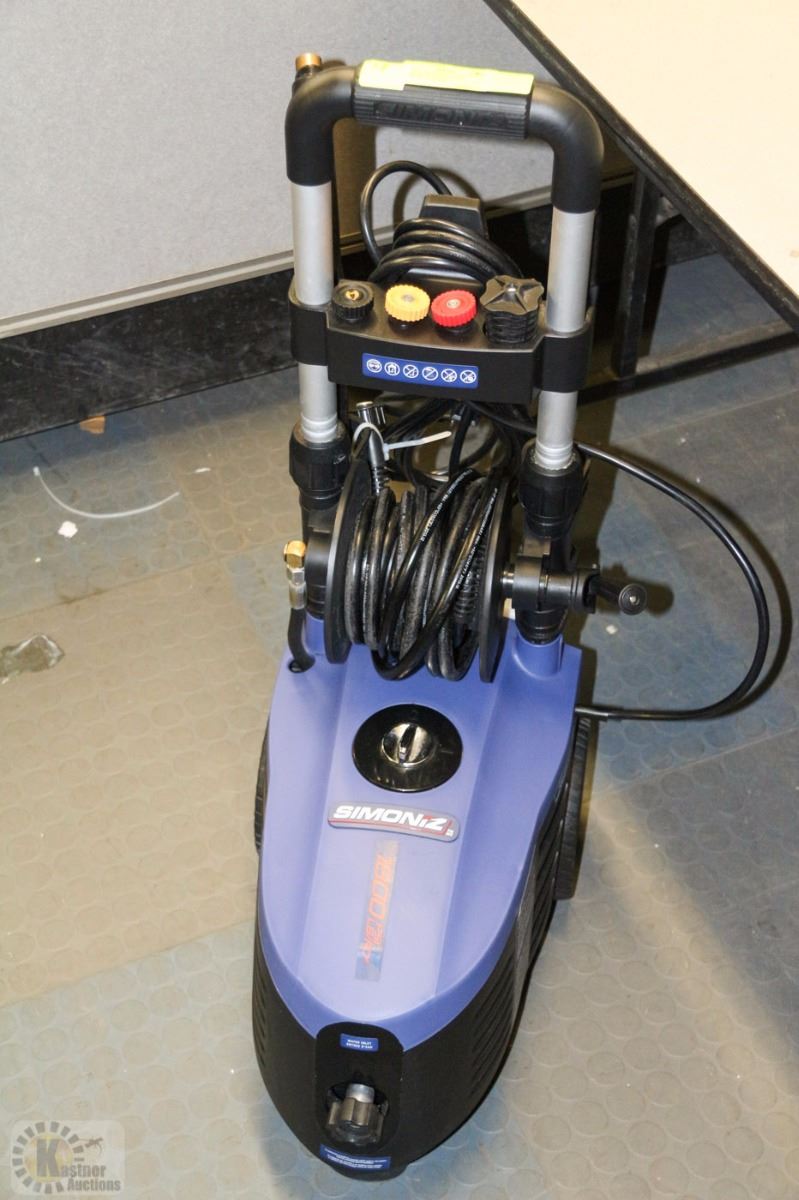 SIMONIZ 1800PSI ELECTRIC PRESSURE WASHER SIMONIZ 1800PSI ELECTRIC PRESSURE WASHER