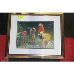 ROBERT BATEMAN "GETTING TO KNOW" ART PICTURE WITH