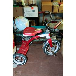 VINTAGE TRICYCLE RED AND WHITE