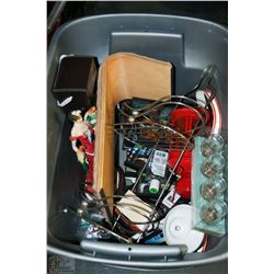 BOX OF SHOWHOME DECORATIONS