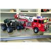 Image 1 : TOY FIRETRUCK & HUMVEE