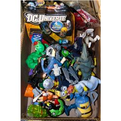 BOX W/TRANSFORMERS, VILLIANS, HEROES &