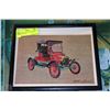 Image 1 : FRAMED ANTIQUE CAR PICTURE 1906 MAXWELL