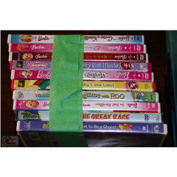 BUNDLE OF 10 CHILDRENS DVD'S