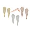 Image 1 : 0.75 TCW 14K GOLD DIAMOND DESIGNER EARRING