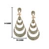 Image 1 : 4.39 TCW 14K ROSE GOLD  FANCY DIAMOND EARRING