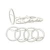 Image 1 : 1.37 TCW 14K GOLD DIAMOND CHAIN RING