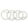 Image 2 : 1.37 TCW 14K GOLD DIAMOND CHAIN RING