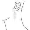 Image 2 : 2.81 TCW 18K GOLD WHITE & FANCY DIAMOND EARRING