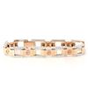 Image 2 : 3.12 TCW 18K GOLD  DIAMOND LINK BRACELET