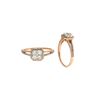 Image 1 : 0.63 TCW DIAMOND IN 18K ROSEGOLD DESIGNER RING