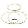 Image 1 : 1.78 TCW 18K TRI COLOR GOLD & DIAMOND SLIP ON BANGLE (SET 3pcs)