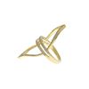 Image 2 : 0.62 TCW 14K GOLD WHITE DIAMOND DESIGNER RING