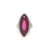 Image 2 : 18.62 TCW 18K GOLD RUBY MARQUISE & DIAMOND RING