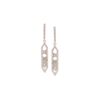 Image 1 : 0.87 TCW 14K GOLD DIAMOND DESIGNER EARRING