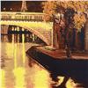 Image 2 : Howard Behrens (1933-2014) - "Twilight on the Seine, I" Limited Edition Hand Embellished Giclee on C