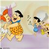 Image 2 : Flintstones Jam Session Limited Edition Sericel from the Popular Animated Series The Flintstones wit