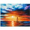 Image 2 : Touch of Horizon LIMITED EDITION Giclee on Canvas by Leonid Afremov, Numbered and Signed with Certif