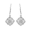 Image 2 : Sterling and Diamond Earrings - #2113