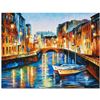 Image 2 : Evening River LIMITED EDITION Giclee on Canvas by Leonid Afremov, Numbered and Signed with Certifica