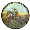 Image 1 : Antique Authentic Artistic Musterschutz Three-Dimensional Arabian Soldier with Spear Plaque - #1749
