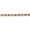 Image 2 : 18KT Yellow Gold Sapphire and Ruby Bracelet - #95