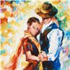 Image 2 : "Romantic Tango" LIMITED EDITION Giclee on Canvas by Leonid Afremov, Numbered and Signed with Certif