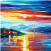 Image 2 : "Never Alone" LIMITED EDITION Giclee on Canvas by Leonid Afremov, Numbered and Signed with Certifica