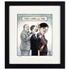 Image 1 : Bizarro! "Three Stooges GMO" is a Framed Limited Edition which is Numbered, Hand Signed by creator D