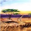 Image 2 : "Africa at Peace" Limited Edition Giclee on Gallery Wrapped Canvas by Martin Katon, Numbered and Han