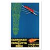 Image 1 : "Campionats de Catalunya" Hand Pulled Lithograph by the RE Society, Image Originally by Camiro! Incl