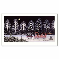 "Trail Creek Sleigh Ride" Limited Edition Lithograph by Jane Wooster Scott, Numbered and Hand Signed