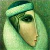 Image 2 : Legendary Russian Artist Sergey Smirnov (1953-2006)! "Alina" Limited Edition Mixed Media on Canvas, 