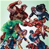 Image 2 : "New Thunderbolts #3" LIMITED EDITION Giclee on Canvas by Tom Grummett and Marvel Comics, Numbered w