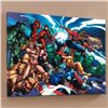 Image 1 : "Marvel Comics Presents #1" Limited Edition Giclee on Canvas by J. Scott Campbell and Marvel Comics,