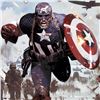 Image 2 : "Captain America #615" LIMITED EDITION Giclee on Canvas by Daniel Acuna and Marvel Comics, Numbered 