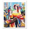 Image 1 : "Lady with a Parrot" Limited Edition Serigraph by Michael Kerman, Numbered and Hand Signed with Cert