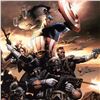 Image 2 : "Captain America N9" LIMITED EDITION Giclee on Canvas by Steve Epting and Marvel Comics, Numbered wi