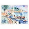 Image 1 : "Sea of Galilee" Limited Edition Serigraph by Shmuel Katz (1926-2010), Numbered and Hand Signed with