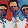 Image 2 : "Three Guys Named Joe" Limited Edition Hand Embellished Giclee on Canvas by Tim Rogerson, Numbered a