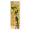 Image 1 : "Sunflower Ecstasy" Limited Edition Serigraph by Avi Ben-Simhon, Numbered and Hand Signed with Certi