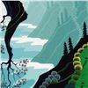 Image 2 : "Coastal Fir" Limited Edition Giclee on Canvas by Larissa Holt, Protege of Acclaimed Artist Eyvind E