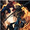 Image 2 : "Amazing Spider-Man/Ghost Rider: Motorstorm #1" Limited Edition Giclee on Canvas by Roberto De La To