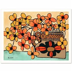 "Autumn" Limited Edition Serigraph by Avi Ben-Simhon, Numbered and Hand Signed with Certificate of A