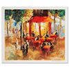 Image 1 : "Coffee in Paris" Limited Edition Serigraph by Michael Rozenvain, Hand Signed with Certificate of Au