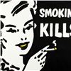 Image 2 : "Smoking Kills" Limited Edition Lithograph by Todd Goldman, Numbered and Hand Signed with Certificat